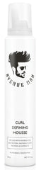 Avenue Man curl mousse bottle offers lightweight foam for defined, frizz-free curls.
