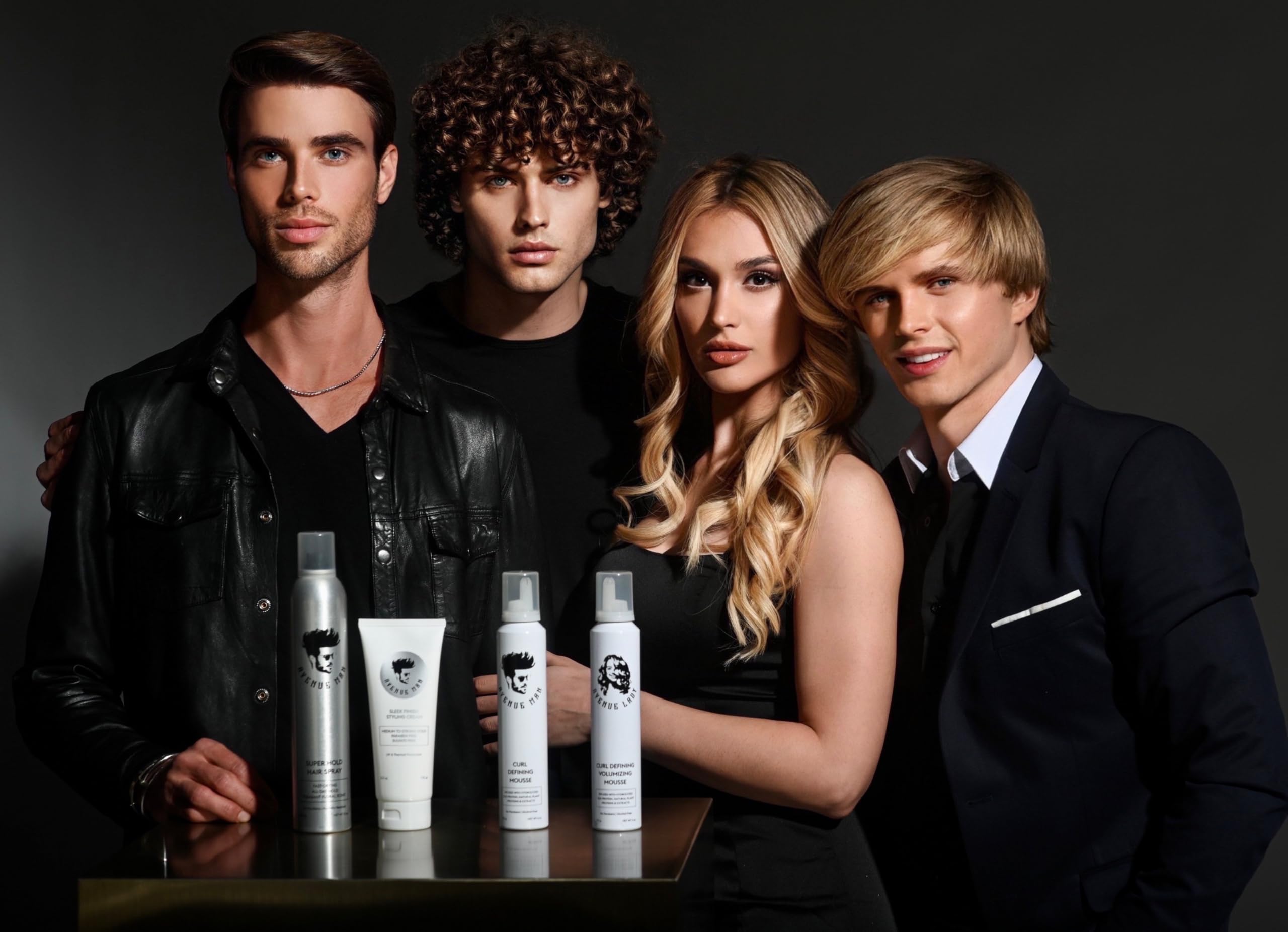 Avenue Man frizz control in humidity leaves smooth hair.