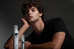 Avenue Man curl mousse packaging label signals a clean, daily-use formula.