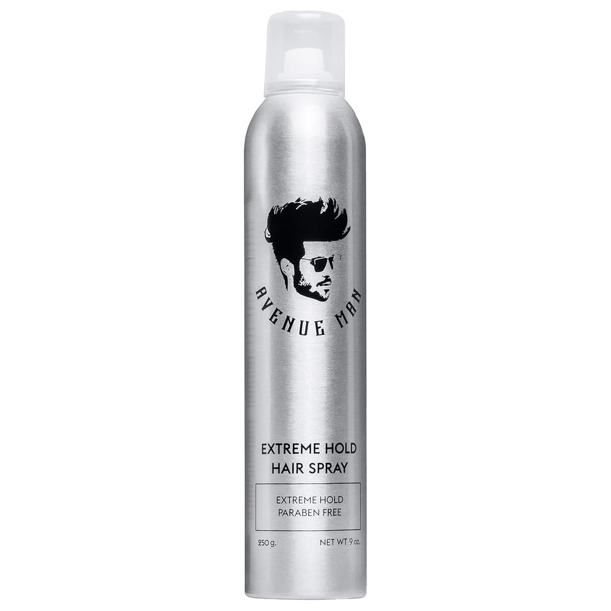 Avenue Man Extreme Hold bottle pour shows even spray for all-day hold.