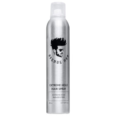 Avenue Man Extreme Hold bottle pour shows even spray for all-day hold.