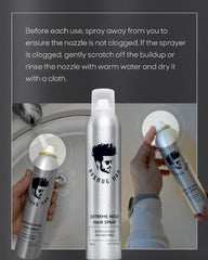 Avenue Man Extreme Hold shine finish reveals vibrant, natural-looking hair.