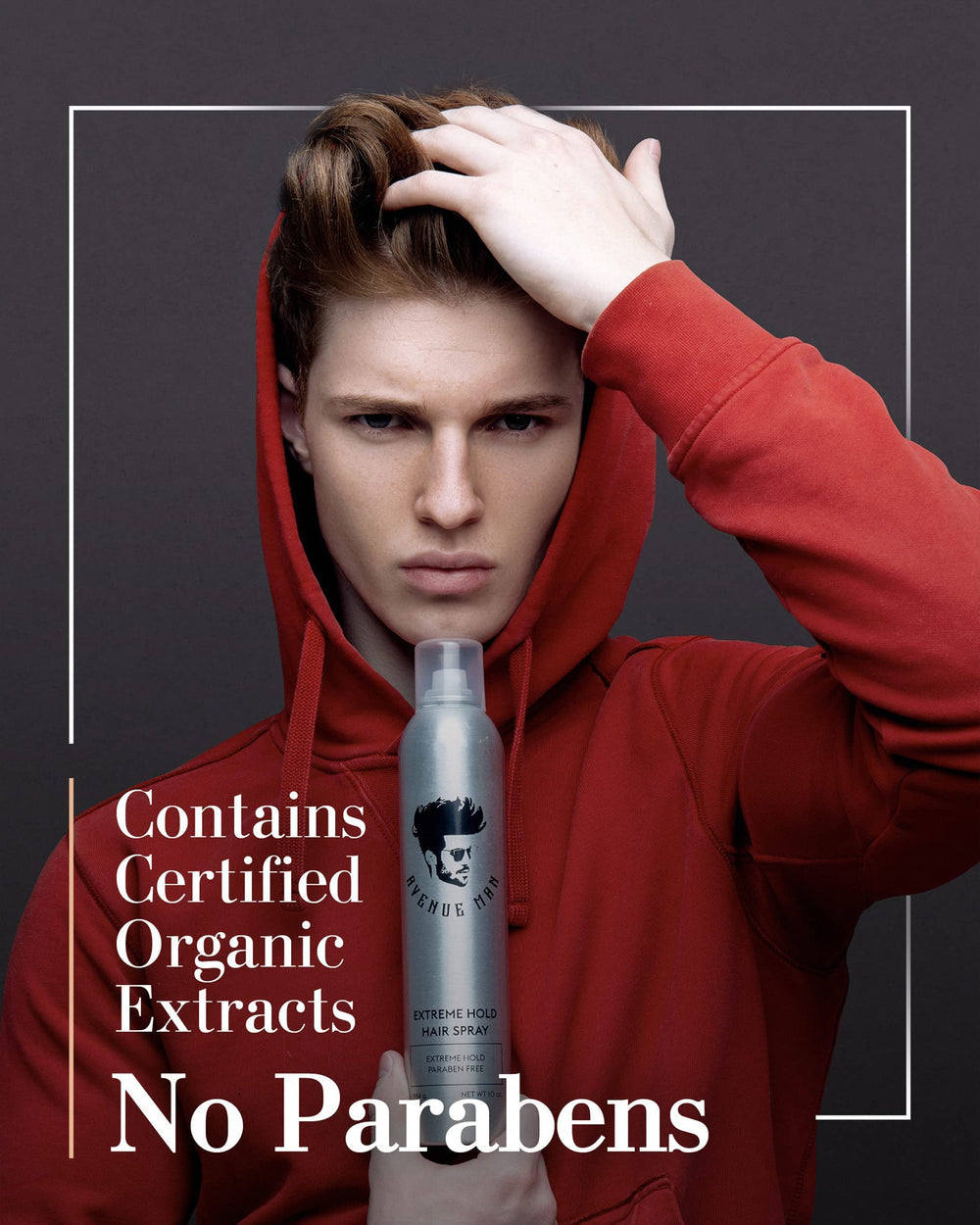 Avenue Man Extreme Hold UV protection helps color retention.