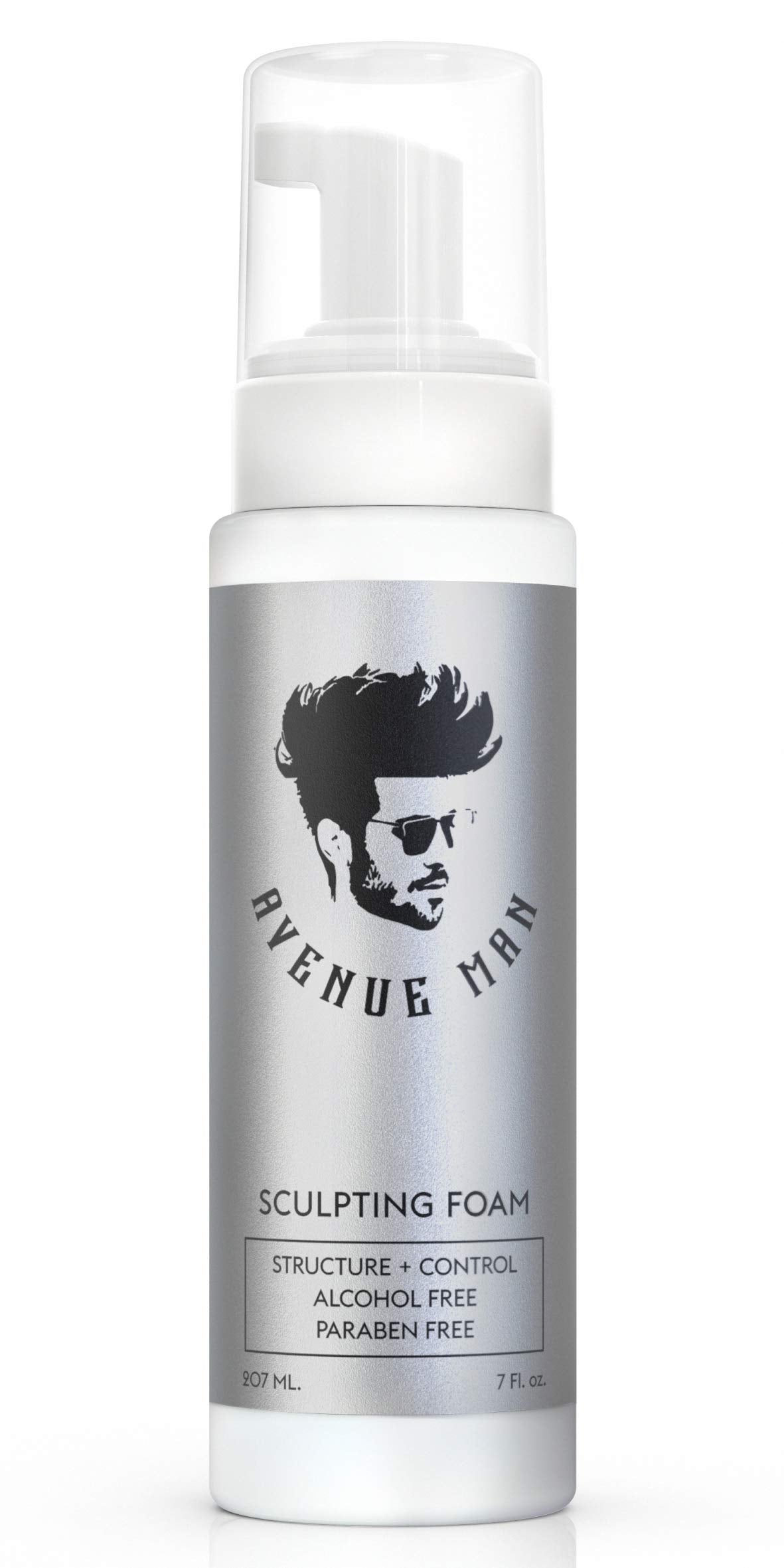 Avenue Man Sculpting Foam 7oz packaging showcases premium, everyday grooming.