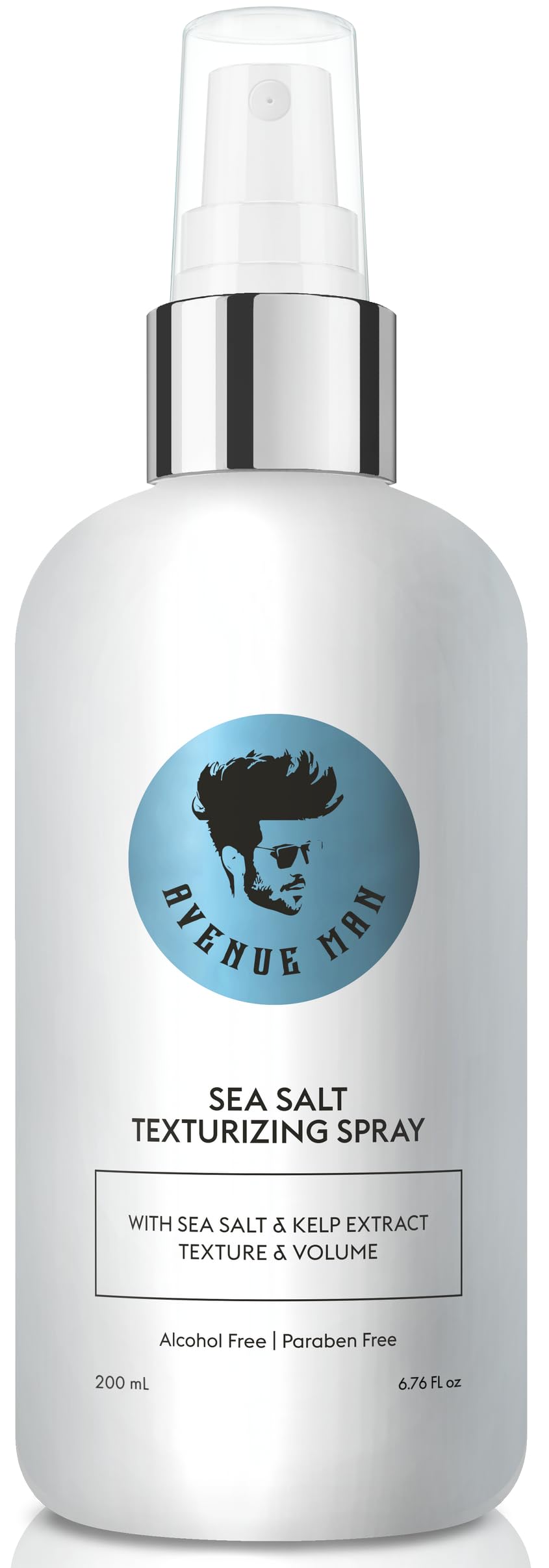Avenue Man Sea Salt Spray bottle 6oz for effortless texture and volume.