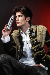 Avenue Man hairspray bottle side demonstrates wind- and sweat-resistant hold for all-day confidence