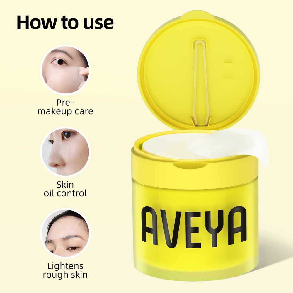 AVEYA Collagen Skin Moisturizing Pads ingredients centella asiatica and hydrolyzed collagen soothe pores.