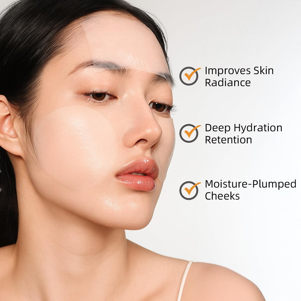 AVEYA Collagen Skin Moisturizing Pads texture with hydrating formula for deep moisture.