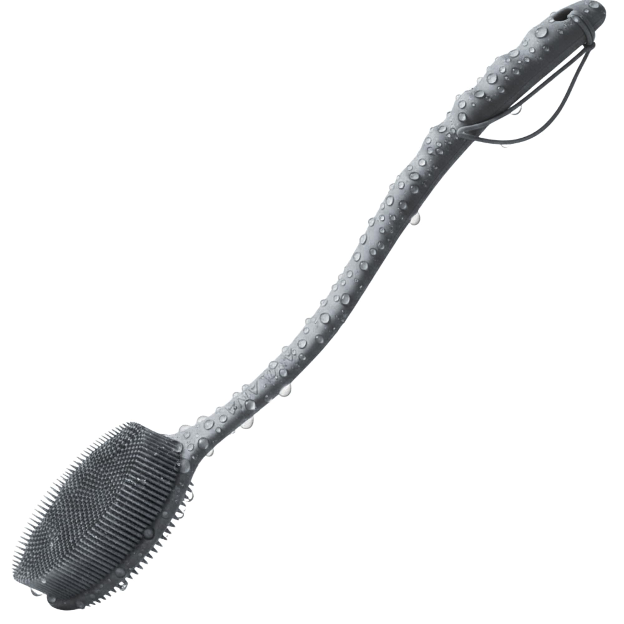 Avilana long handle back scrubber extends reach to the back and legs for easier cleansing.