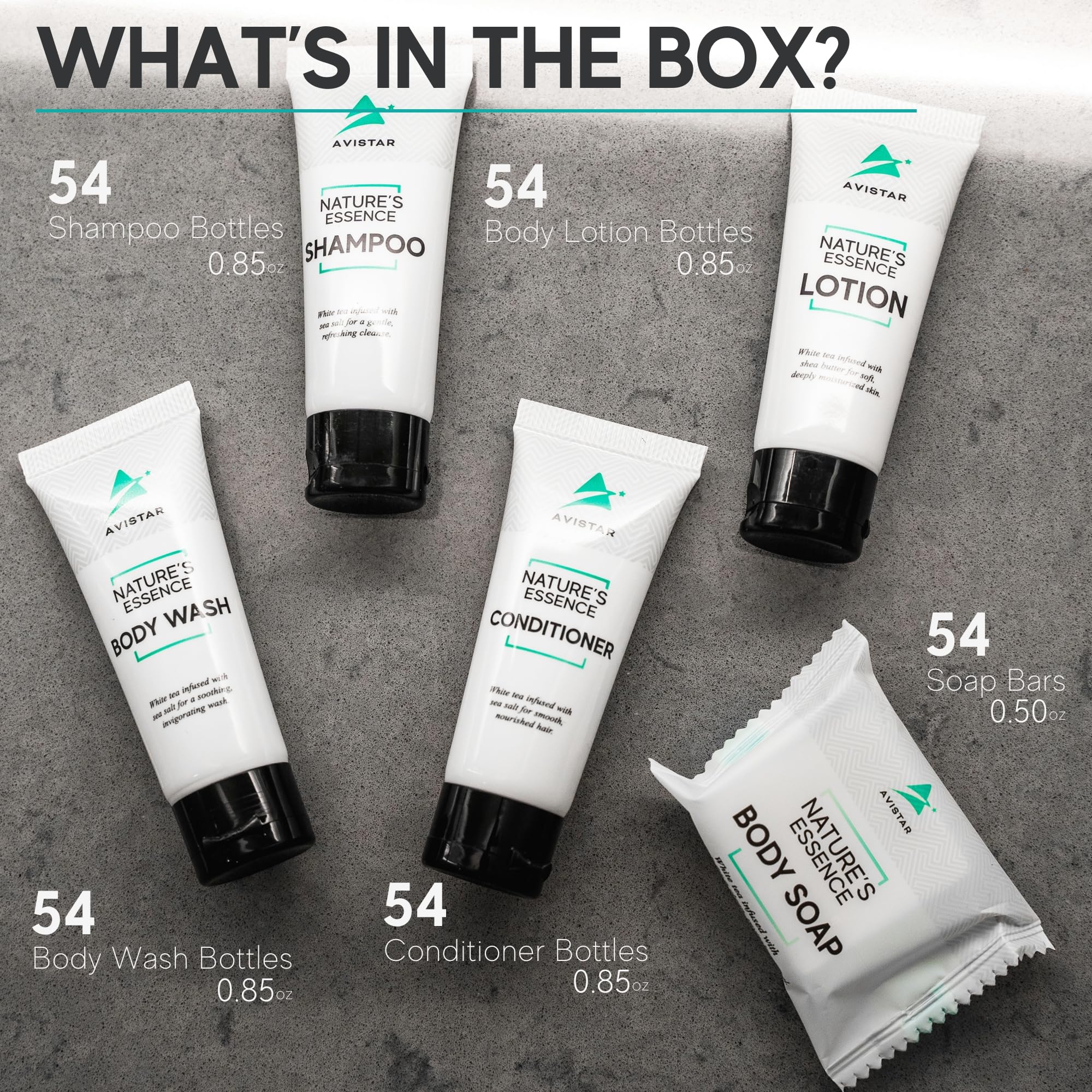 Avistar body lotion bulk pack adds lightweight moisture for guests