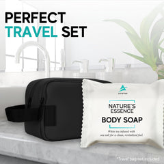 Avistar mini travel-size soap bars for on-the-go guest bathrooms.