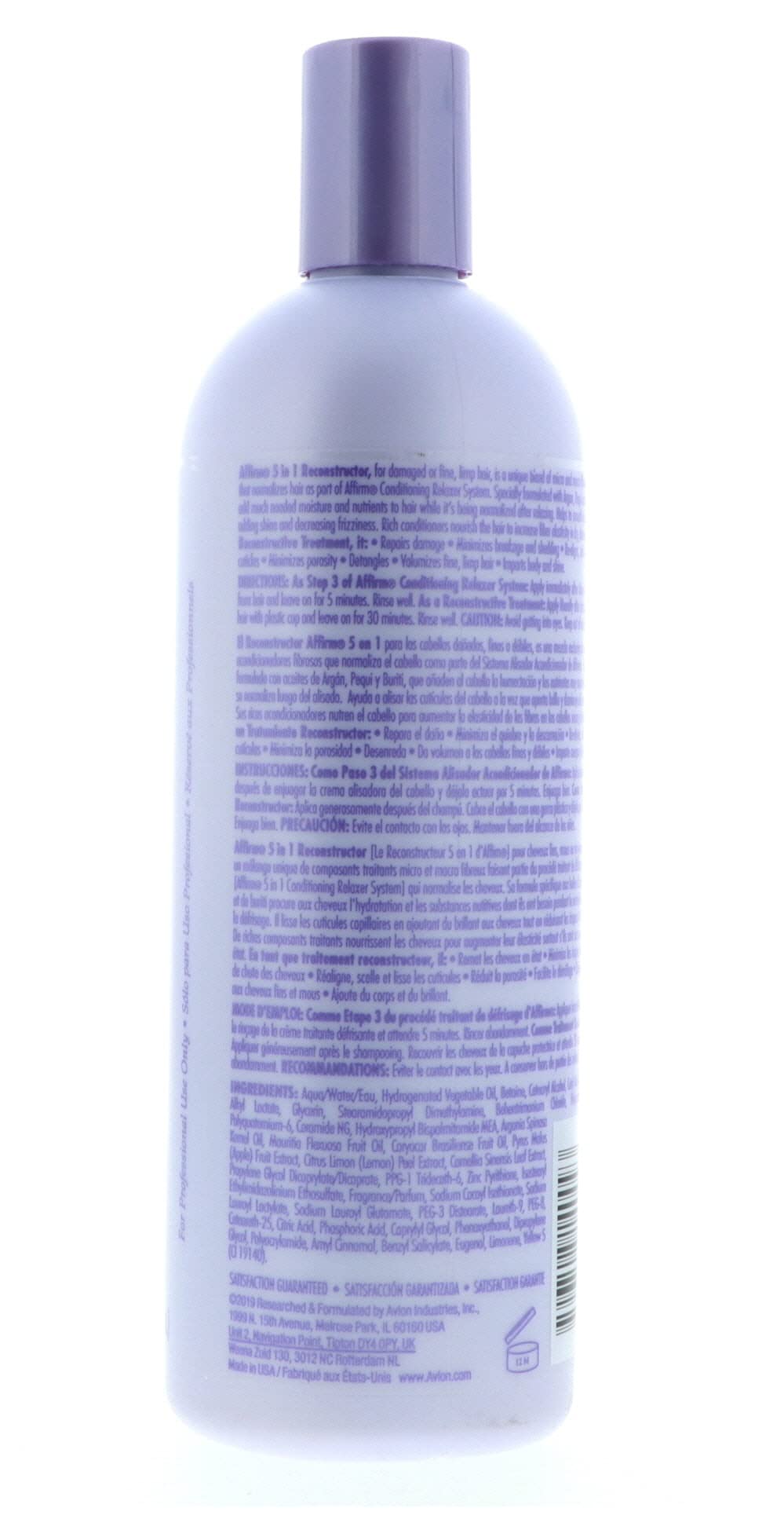 Avlon Affirm 5 In 1 Reconstructor complements your normalizing shampoo step.