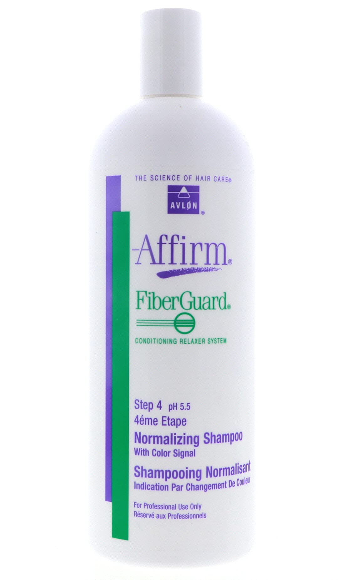 Avlon Affirm Fiberguard shampoo lather close-up promoting balanced, manageable hair.