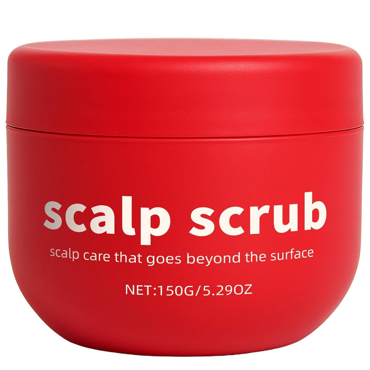 Avocado Oil Scalp Scrub bottle-pour demonstrates easy application for a refreshed scalp.