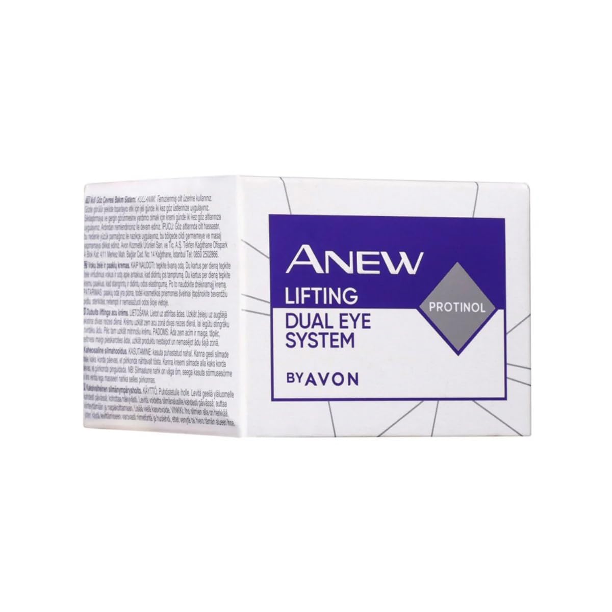 AVON ANEW Brightening Dual Eye System ingredients caffeine pomegranate phytol for refreshed look