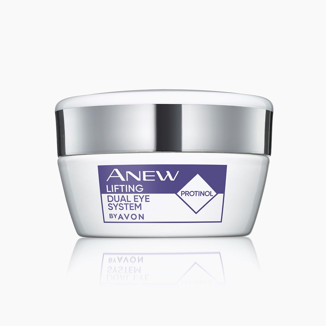 AVON Anew Clinical Pro Eye Lift bottle for daily hydration and brightening look.