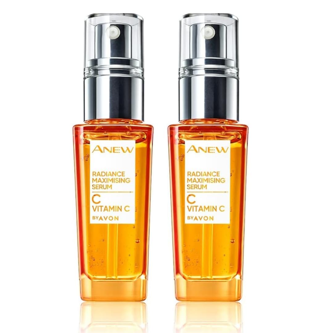 AVON Anew Vitamin C Radiance Serum Maximizing bottle with dropper enables simple daily brightening.