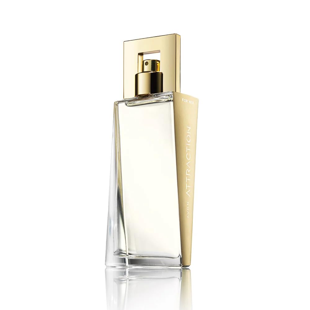 AVON Attraction EDP bottle with notes of blackberry and vanilla amber