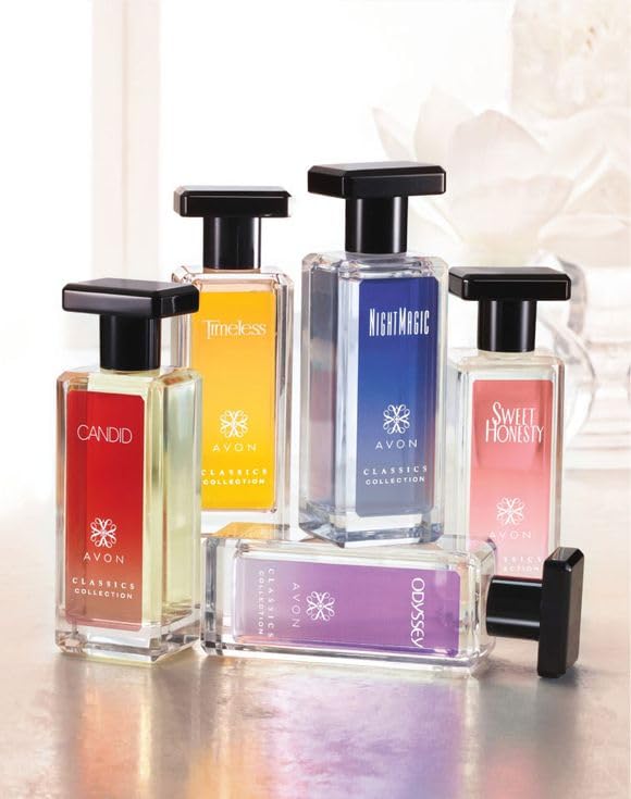 AVON Candid Cologne bottle emphasizes bergamot for a fresh morning start