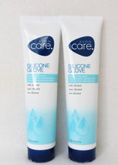 AVON Care Silicone Glove Hand Cream front view showing two-pack for everyday protection