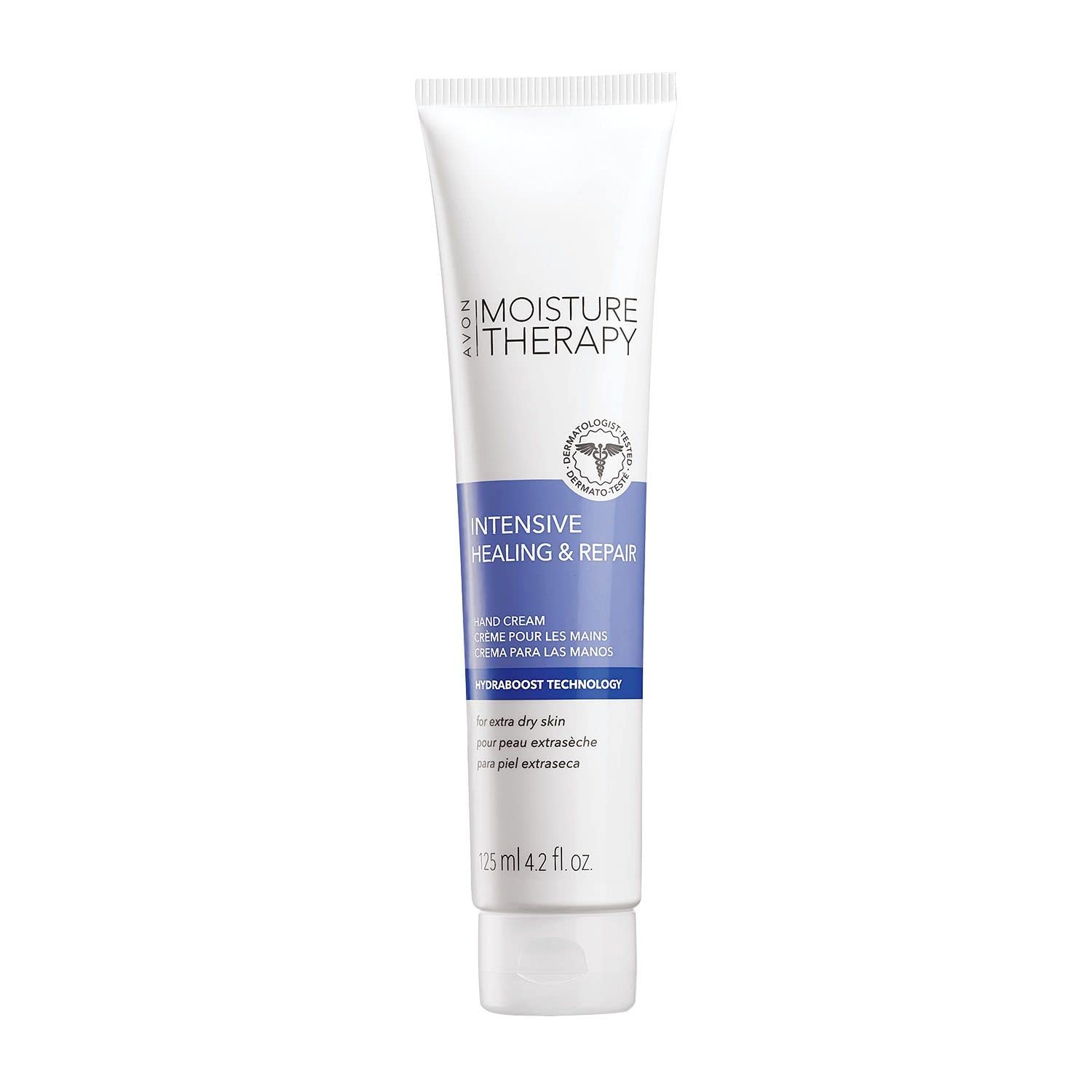 AVON Moisture Therapy tub—creamy texture ideal for dry-hand nourishment.