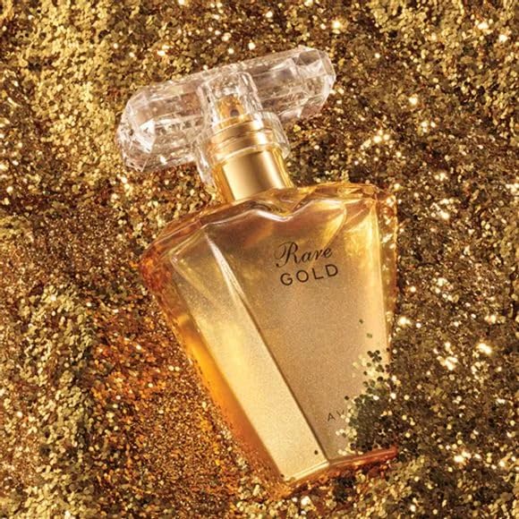AVON Rare Gold cap detail showcases premium design and refined aroma.