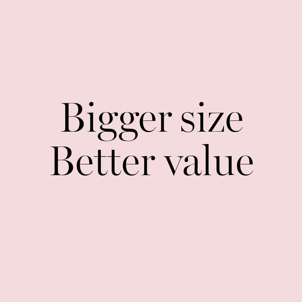 AVON Skin So Soft bonus-size 25oz display emphasizes value and lasting moisture.