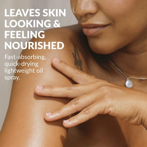 AVON Skin So Soft Original Dry Oil Spray with jojoba oil for lasting moisture.