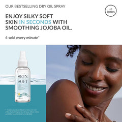 AVON Skin So Soft Original Dry Oil Spray 3-pack box shows convenient, ready-to-use moisture.