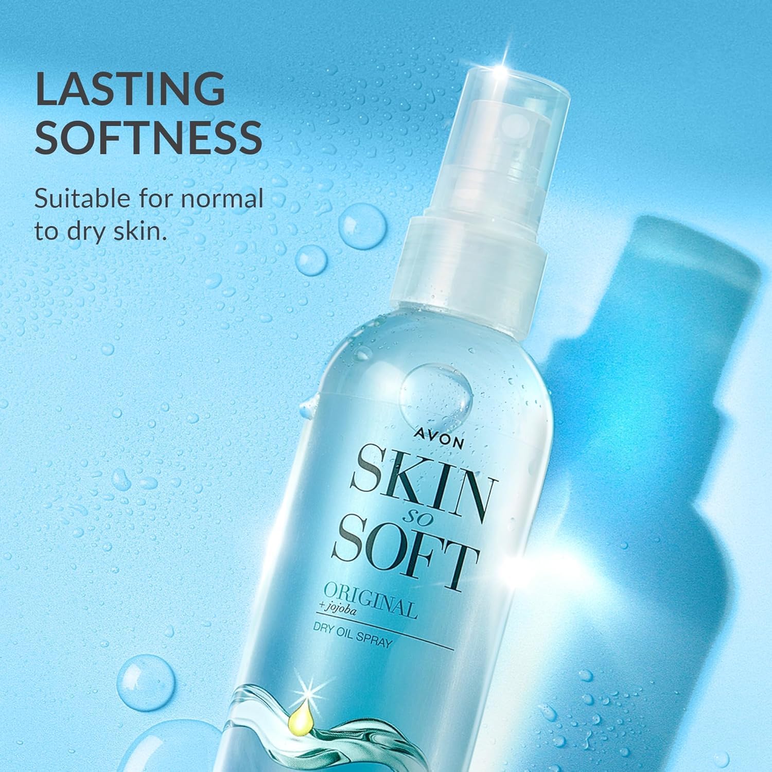 AVON Skin So Soft used in a bath routine for hydration