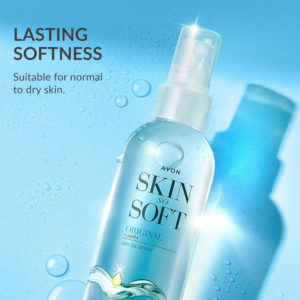 AVON Skin So Soft used in a bath routine for hydration