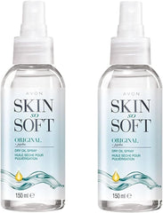 AVON Skin So Soft Original Dry Oil Spray bottle glides on smoothly for fast moisture.