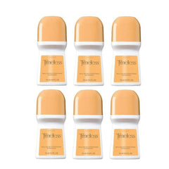 Avon Timeless roll-on deodorant bottle delivering all-day odor protection and refreshing scent.