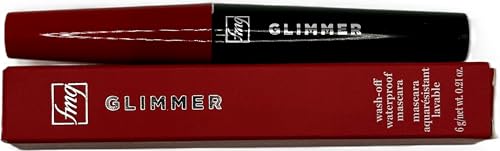 Avon Wash-Off Waterproof Mascara Black brush close-up reveals smooth, even coating.