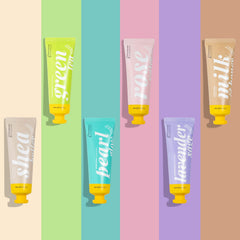 AVRYBEAUTY Milk & Honey label close-up highlights vegan, cruelty-free formula and natural extracts.