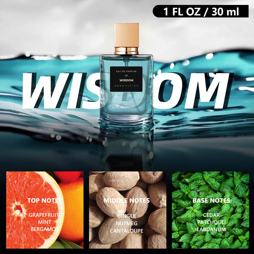 AVVA VISION Wisdom bottle, calming aroma for focused moments