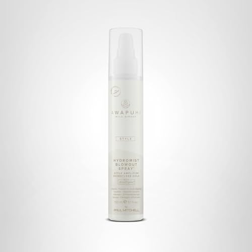 Awapuhi Wild Ginger HydroMist applied to damp hair before blowout prep.