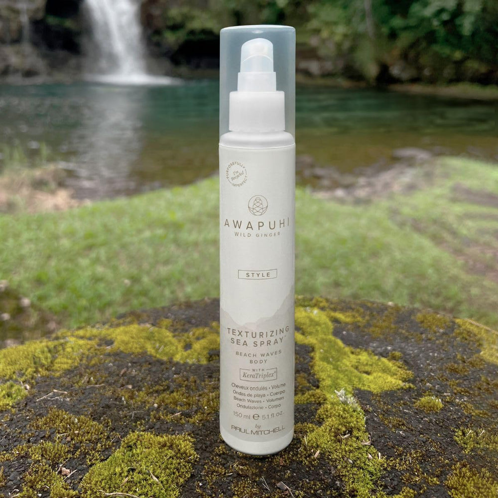 Awapuhi Wild Ginger packaging made from post-consumer recycled content.