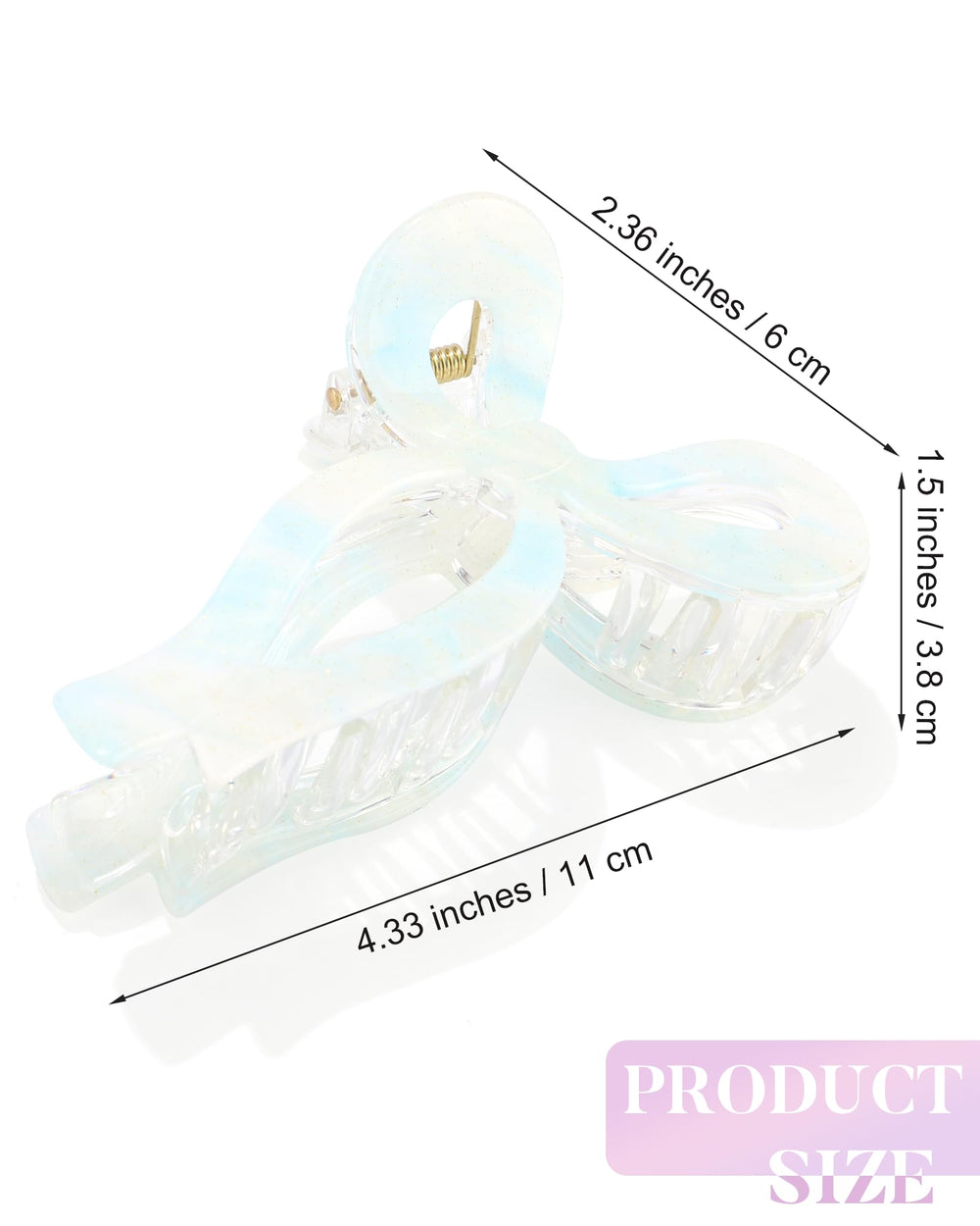 AWAYTR bow hair clip in color varieties showcases versatile accessories for outfits
