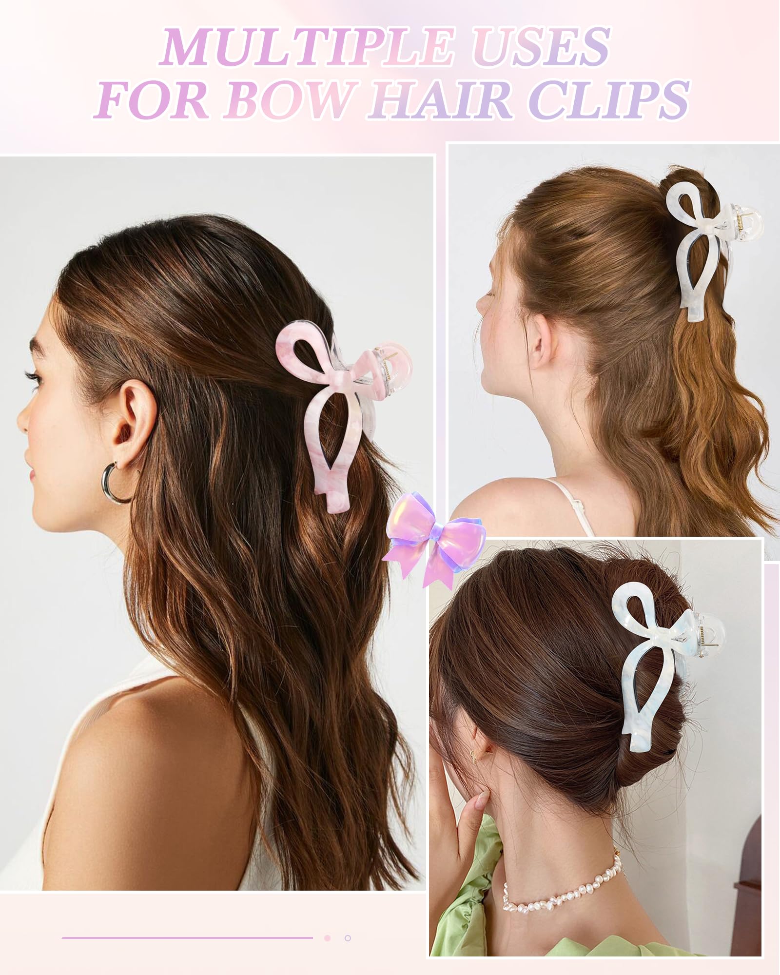 AWAYTR day-to-night fashion bow clip styled for versatile occasions