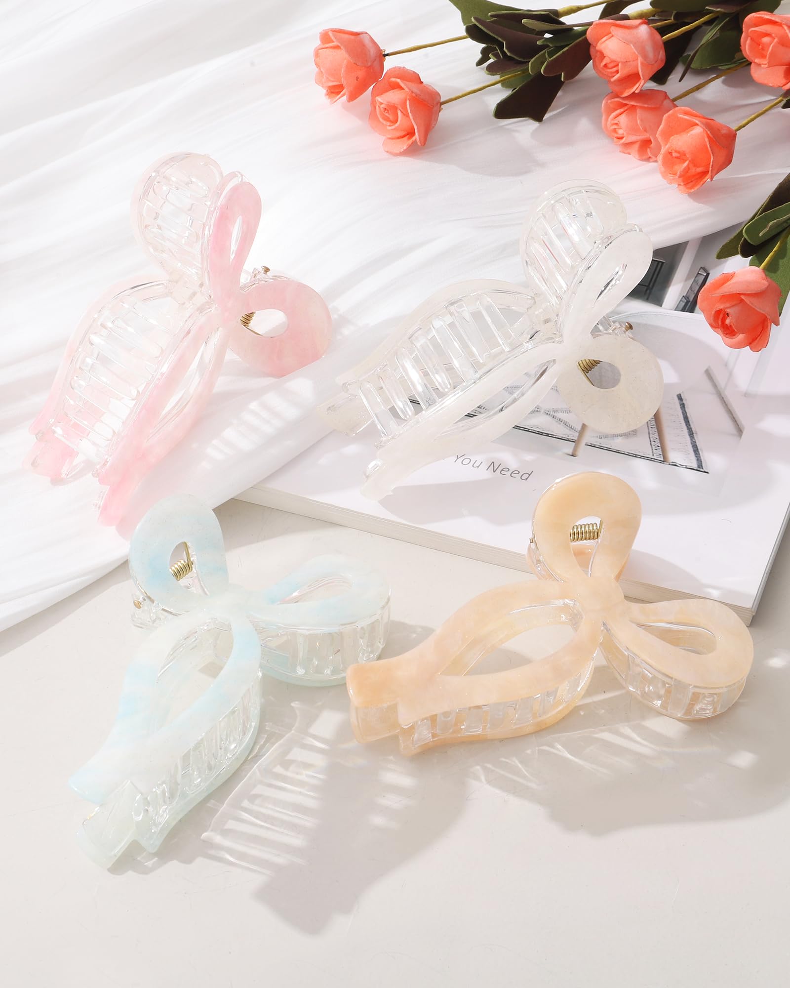 AWAYTR travel-ready bow clip fits in compact makeup bag