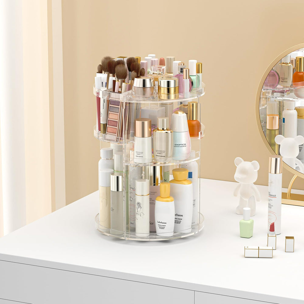 Awenia makeup organizer makes a thoughtful gift for cosmetics lovers
