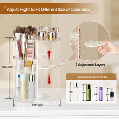 Awenia makeup organizer multi-function storage for cosmetics and accessories