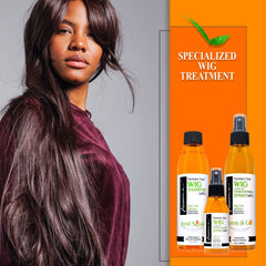 Awesome wig detangling action demonstrates knot-free styling with minimal effort.