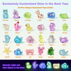 AWKUWA bath bombs reveal glow-in-the-dark toys inside