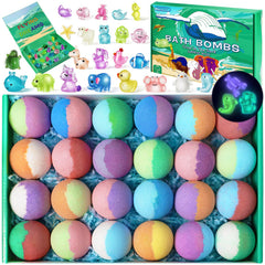 AWKUWA kids bath bombs 24-pack offer playful bath time fun