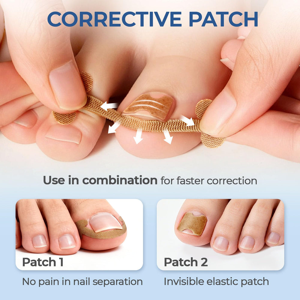 awrose i-shaped correction stickers 20pcs ready to support breathable, discreet toe protection