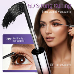 Awrose Iron Wand Mascara defines lashes with a metal wand for precise separation.