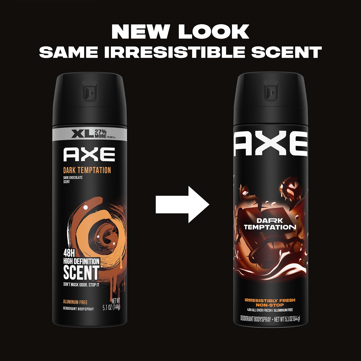 AXE aluminum-free formula shown as a skin-friendly daily option