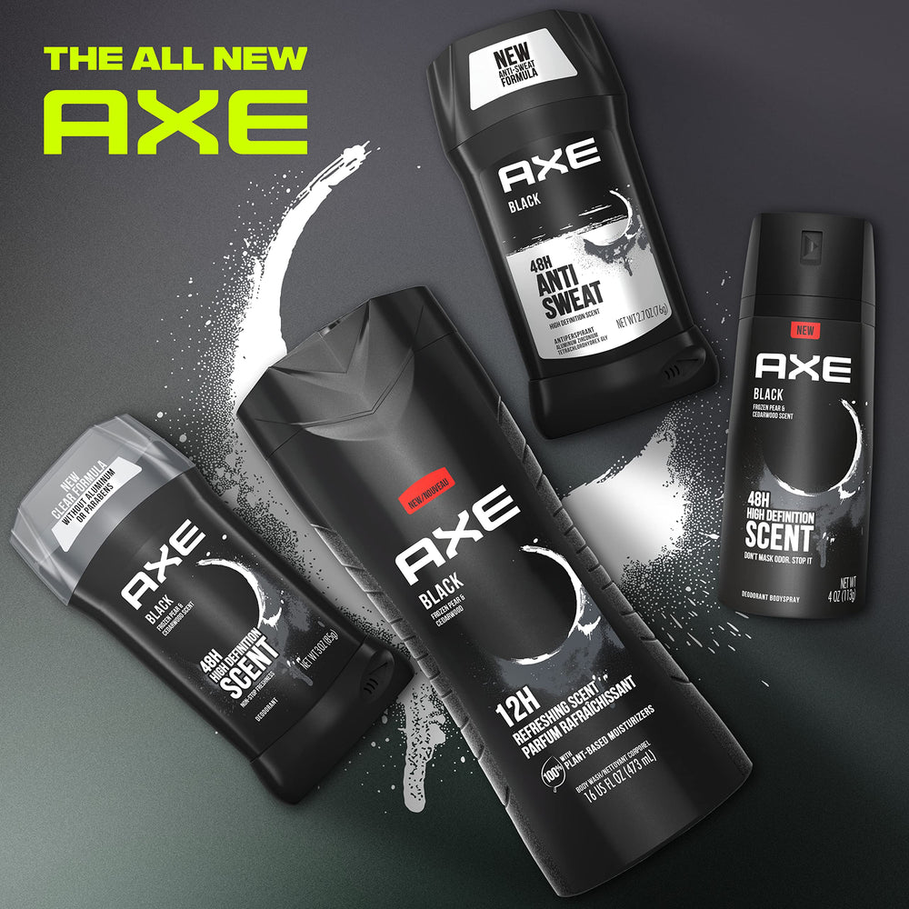 AXE Black fragrance diffusion close-up capturing scent profile